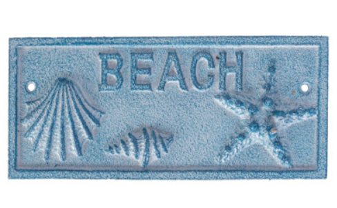 Beach Seashells Plaque